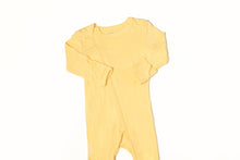 Load image into Gallery viewer, Footed Onesie - Yellow Sunshine 3M
