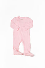 Load image into Gallery viewer, Footed Onesie - Pink Peony 9M