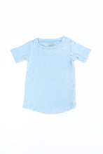 Load image into Gallery viewer, Two Piece Shorts and Tee Jammies - Blue Sky Haze 2T
