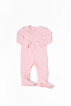 Load image into Gallery viewer, Footed Onesie - Pink Peony 12M
