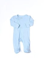 Load image into Gallery viewer, Footed Onesie - Blue Sky 9M
