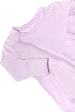 Load image into Gallery viewer, Footed Onesie - Purple Lavender NB
